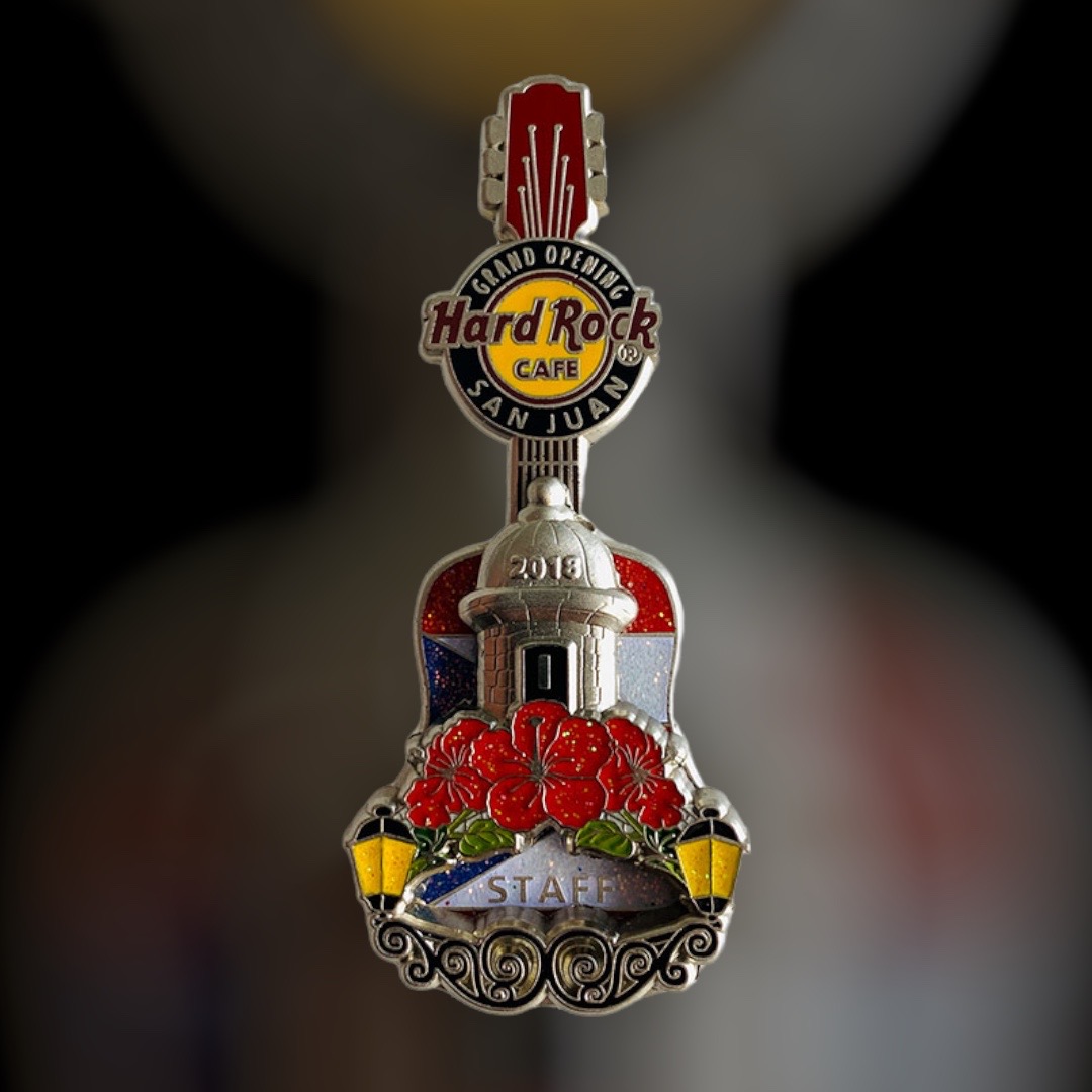 Hard Rock Cafe San Juan Grand Opening STAFF Pin from 2018 (LE 300) 