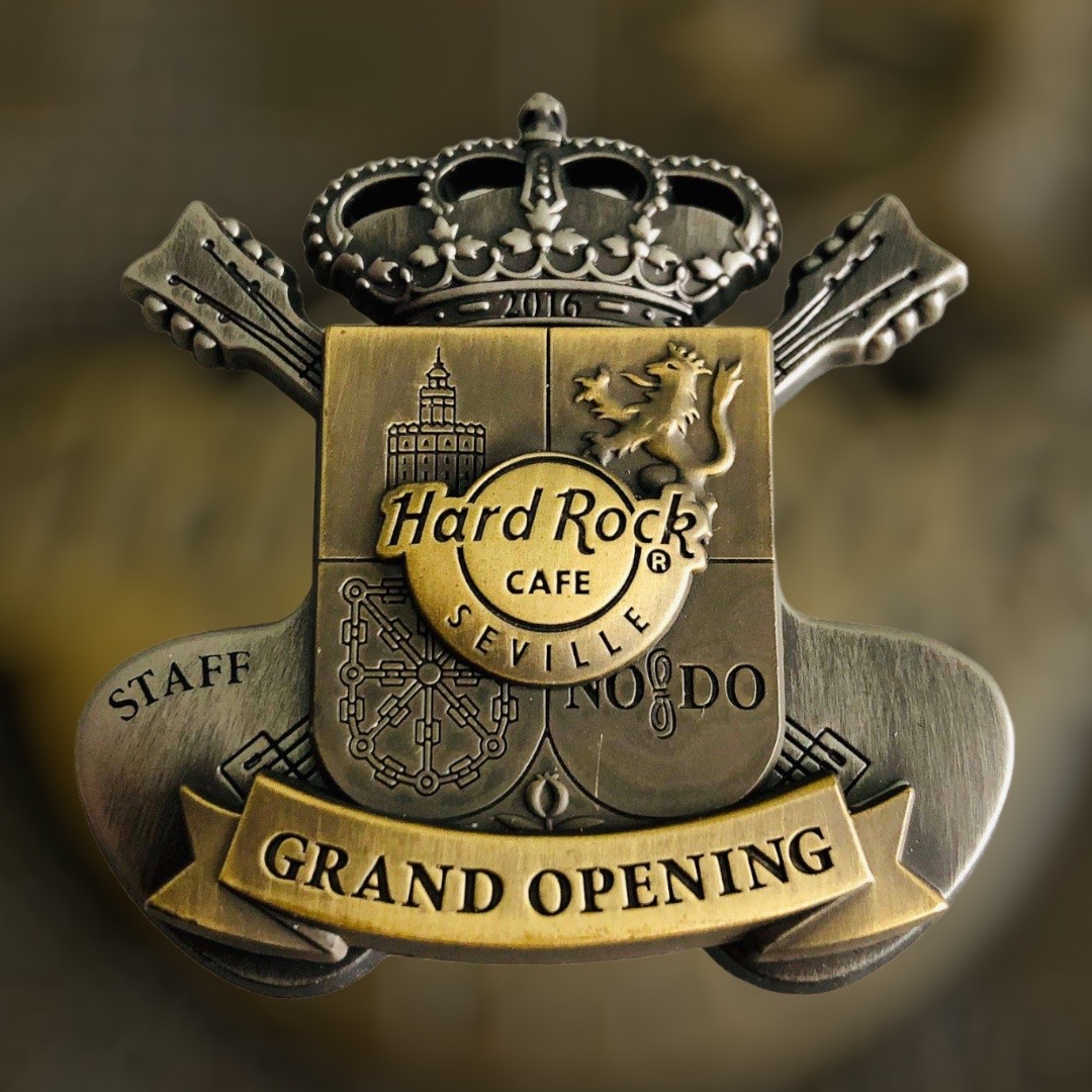 Hard Rock Cafe Seville Grand Opening STAFF from 2017 (LE 120)
