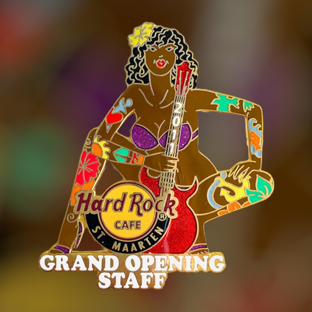 Hard Rock Cafe St. Maarten Grand Opening STAFF from 2011 (LE 100)