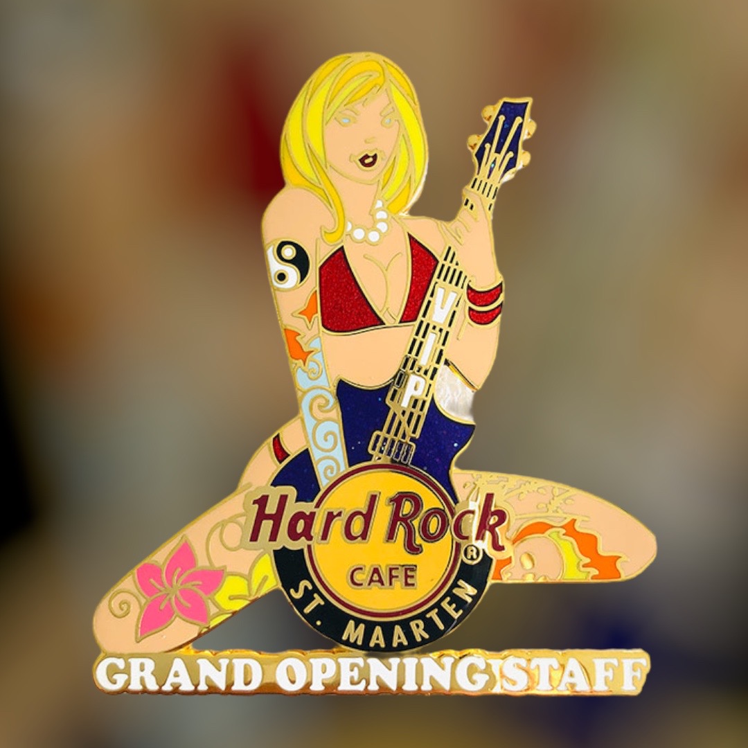 Hard Rock Cafe St. Maarten Grand Opening STAFF VIP from 2011 (LE 100)