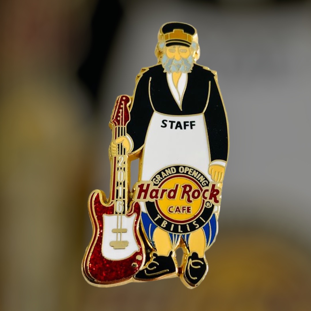 Hard Rock Cafe Tbilisi Grand Opening Staff Pin from 2016 (LE 200)