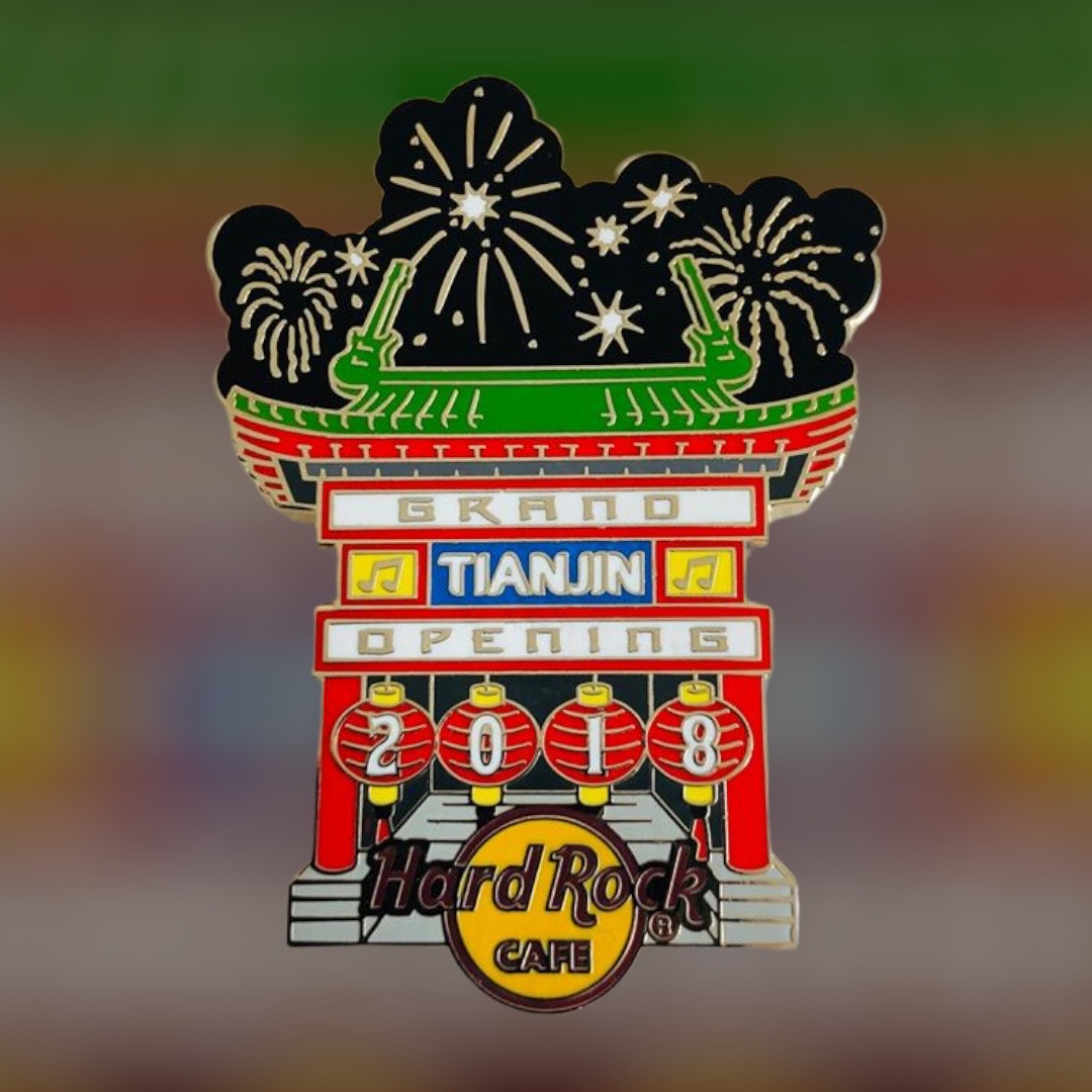 Hard Rock Cafe Tianjin Grand Opening Pin from 2018 (LE 300)