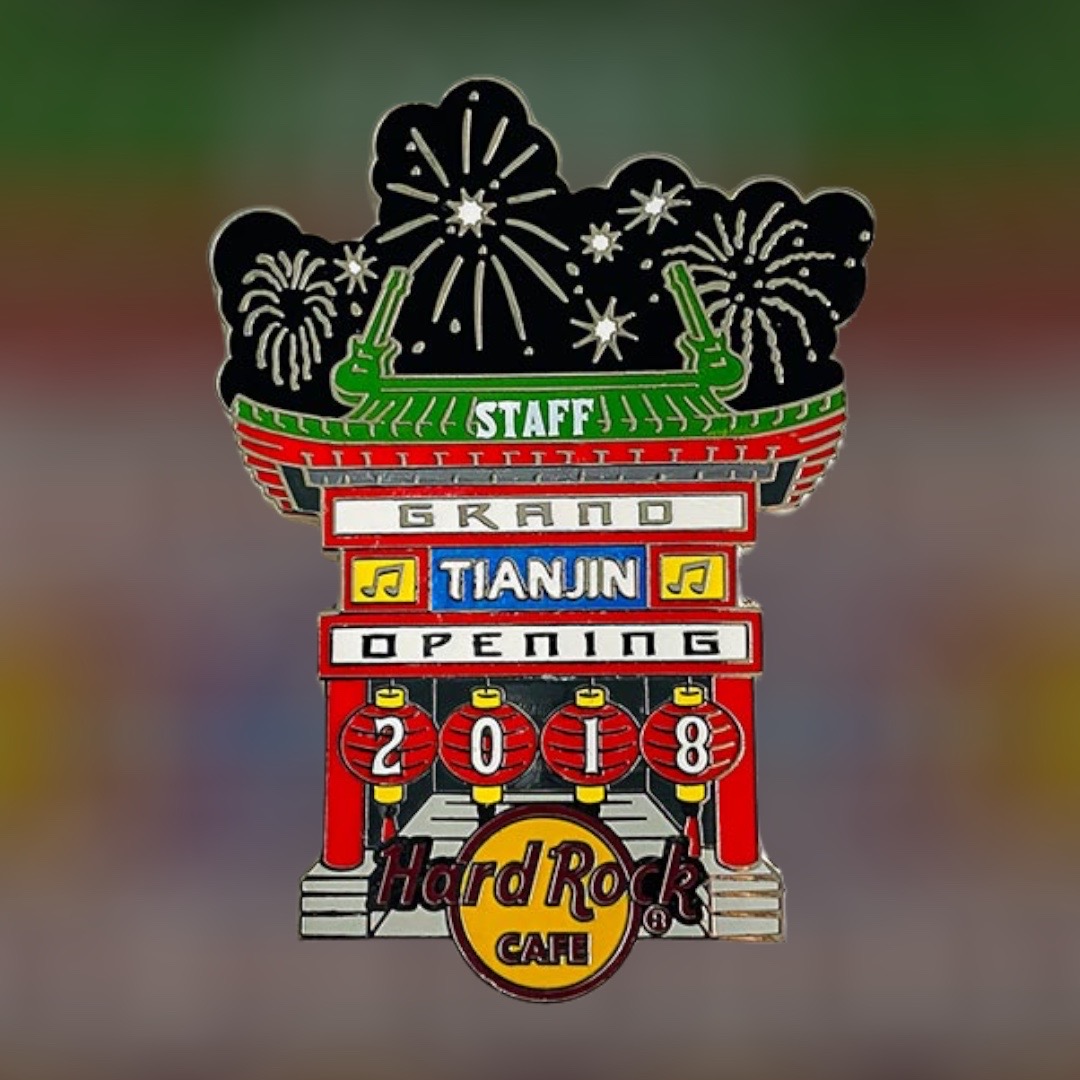 Hard Rock Cafe Tianjin Grand Opening STAFF Pin from 2018 (LE 150)