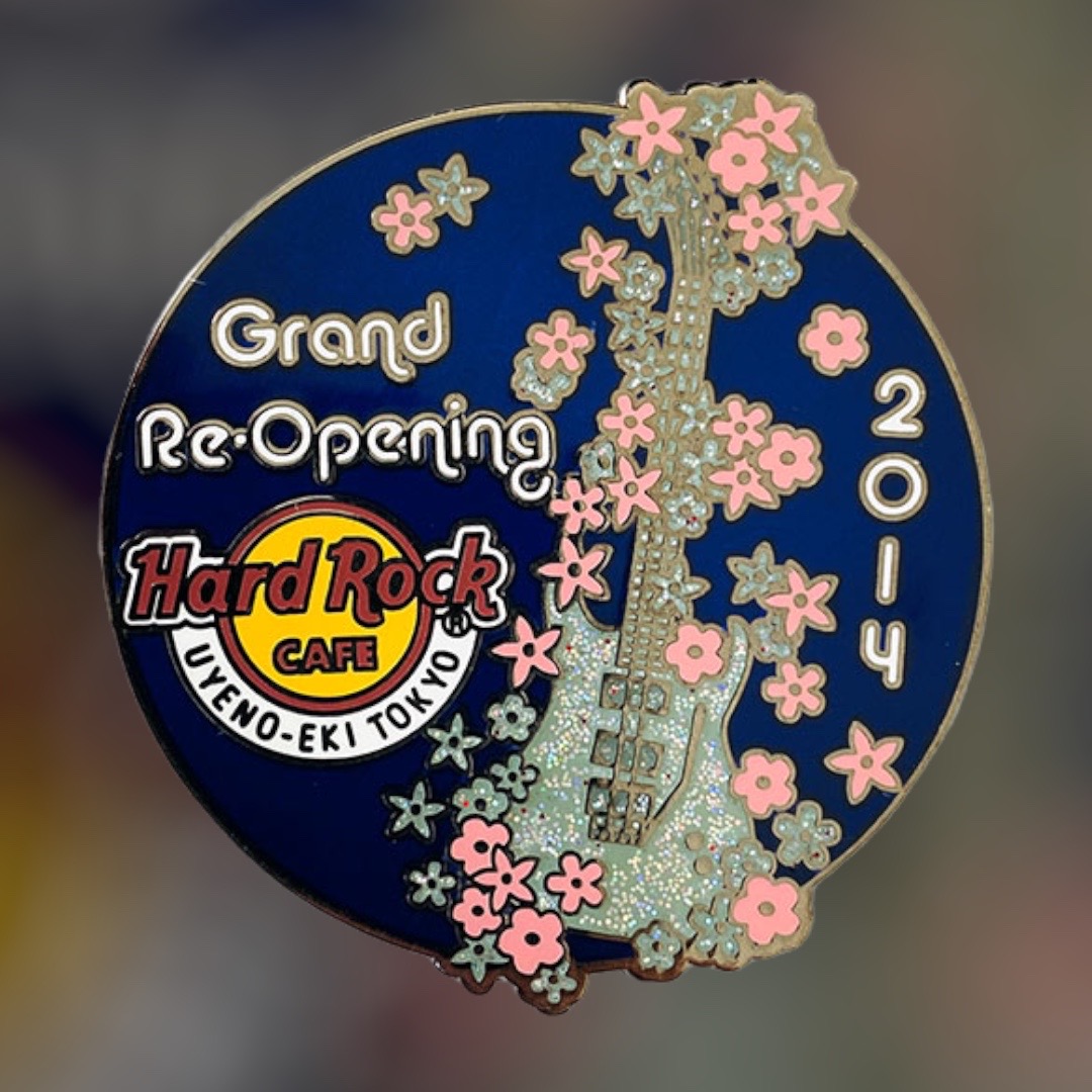 Hard Rock Cafe Tokyo Uyeno-Eki Grand Re-Opening Pin from 2014 (LE 300)