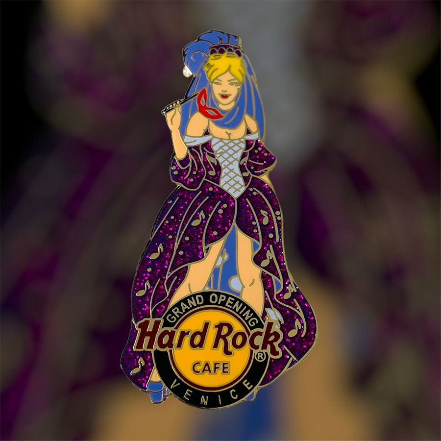 Hard Rock Cafe Venice Grand Opening pin (Venetian Woman) from 2009 (LE 300)