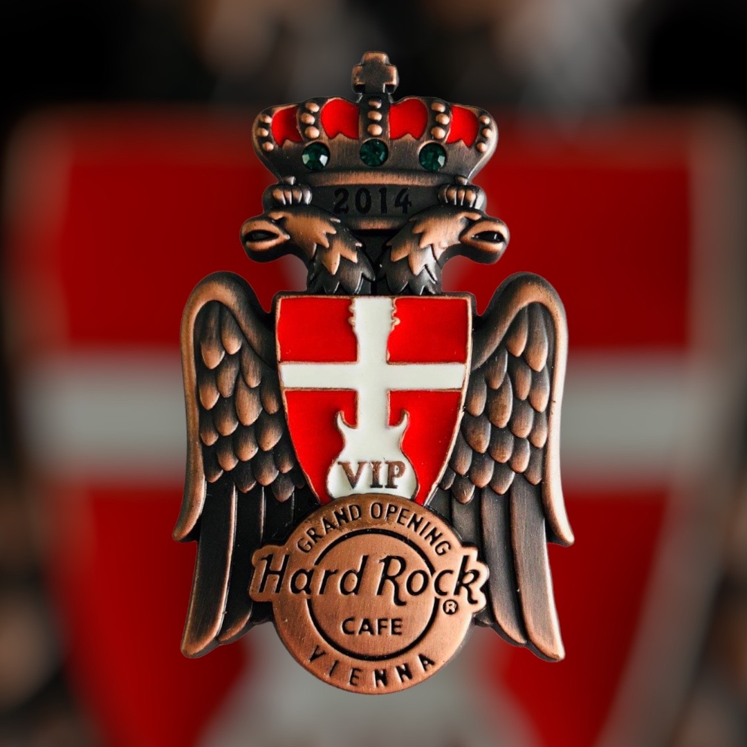 Hard Rock Cafe Vienna Grand Opening VIP Pin from 2014 (LE 300)