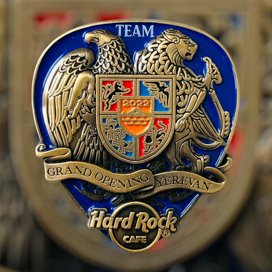 Hard Rock Cafe Yerevan Grand Opening TEAM Pin from 2022 (LE 100)