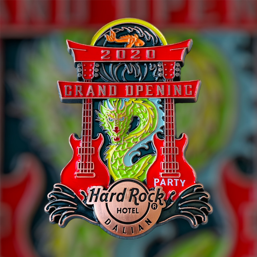 Hard Rock Hotel Dalian Grand Opening PARTY Pin from 20202 (LE 300)