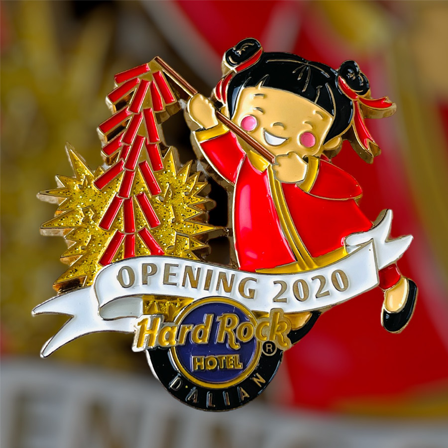 Hard Rock Hotel Dalian Opening Pin from 2020 (LE 150)