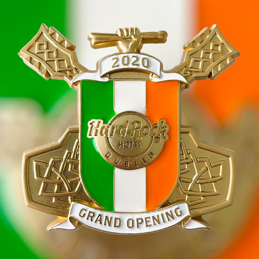 Hard Rock Hotel Dublin Grand Opening Pin from 2020 (LE 155)
