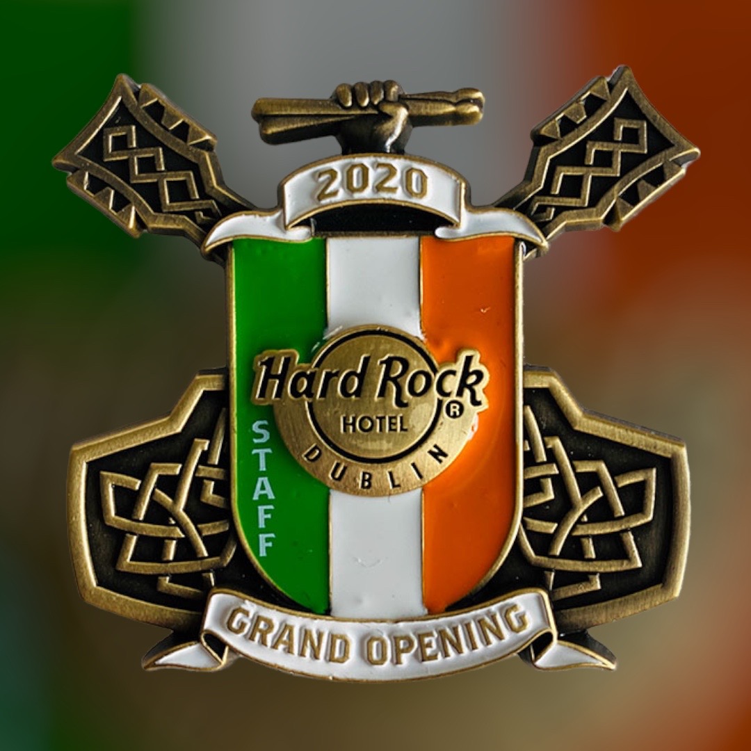 Hard Rock Hotel Dublin Grand Opening STAFF Pin from 2020 (LE 200)
