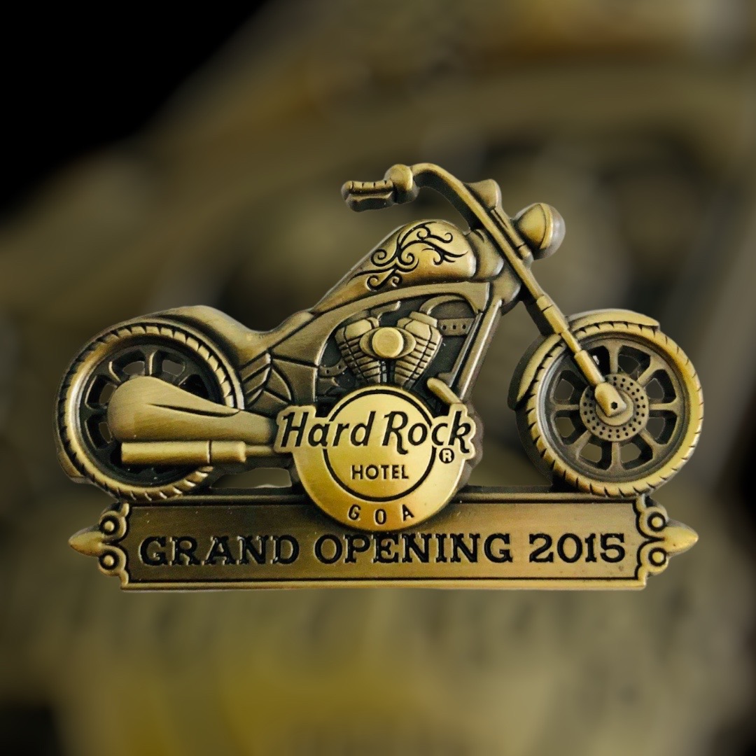 Hard Rock Hotel Goa Grand Opening Pin (Gold Version) from 2015 (LE 100)