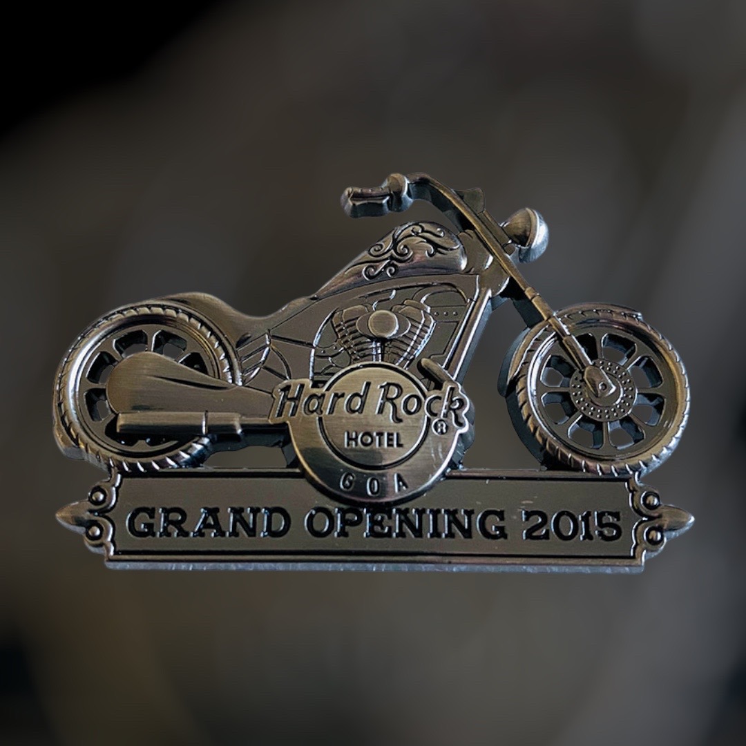 Hard Rock Hotel Goa Grand Opening Pin (Silver Version) from 2015 (LE 100)