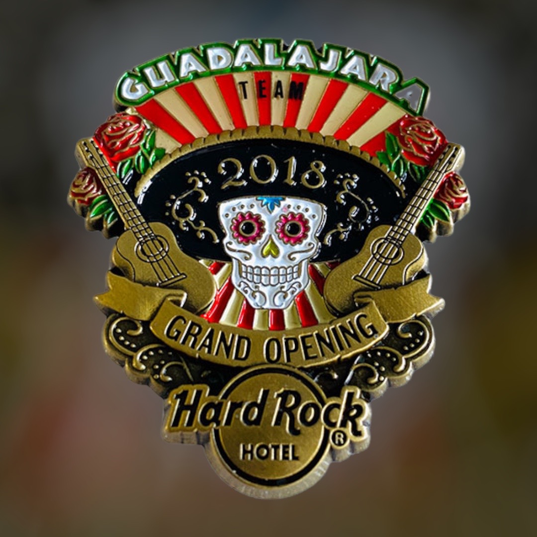 Hard Rock Hotel Guadalajara Grand Opening TEAM Pin from 2018 (LE 350)