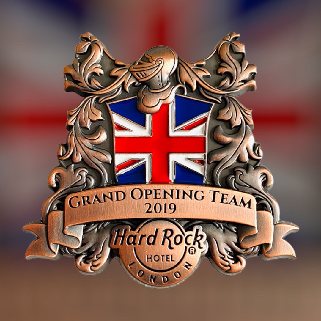 Hard Rock Hotel London Grand Opening TEAM Pin from 2019 (LE 800)