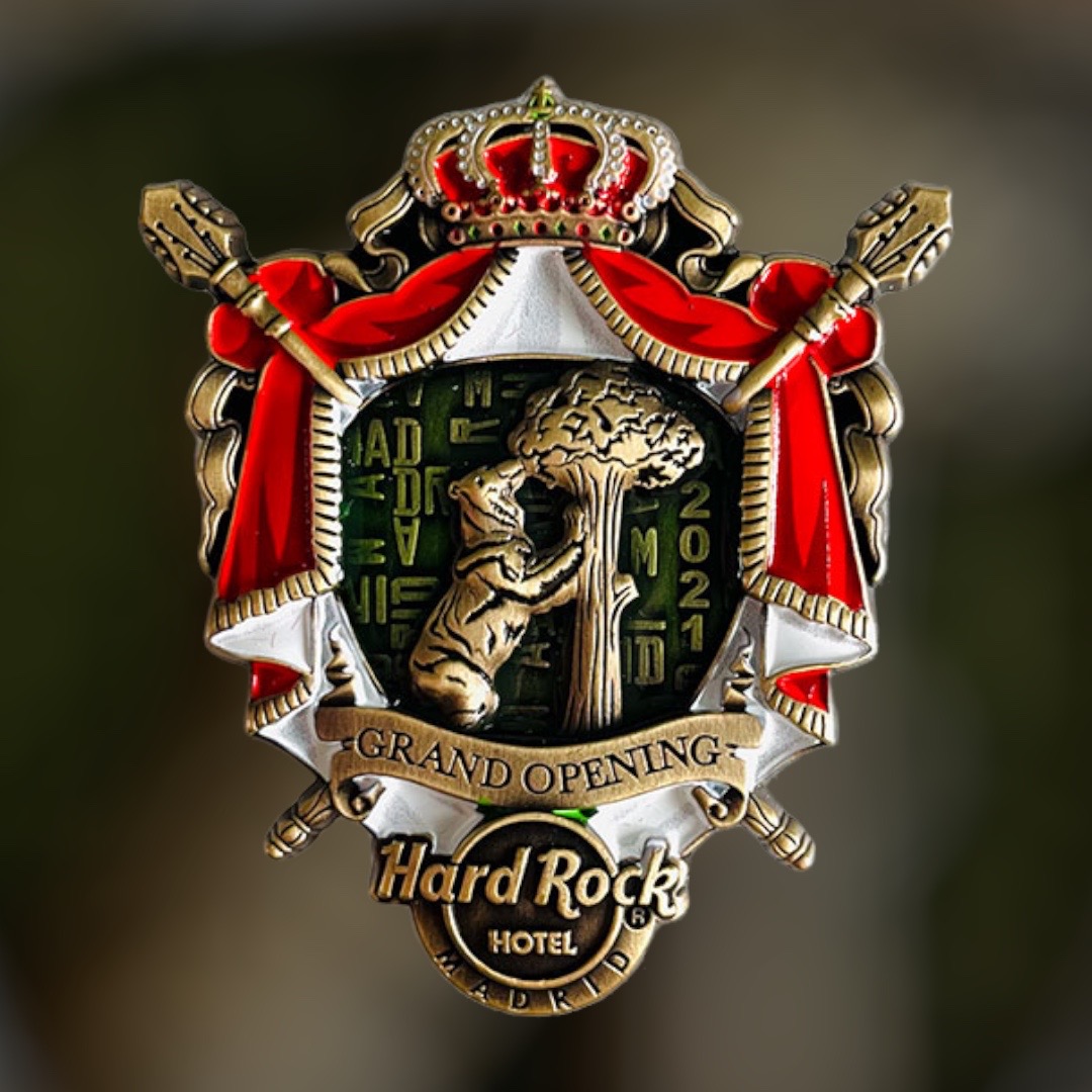 Hard Rock Hotel Madrid Grand Opening Pin from 2021 (LE 400)