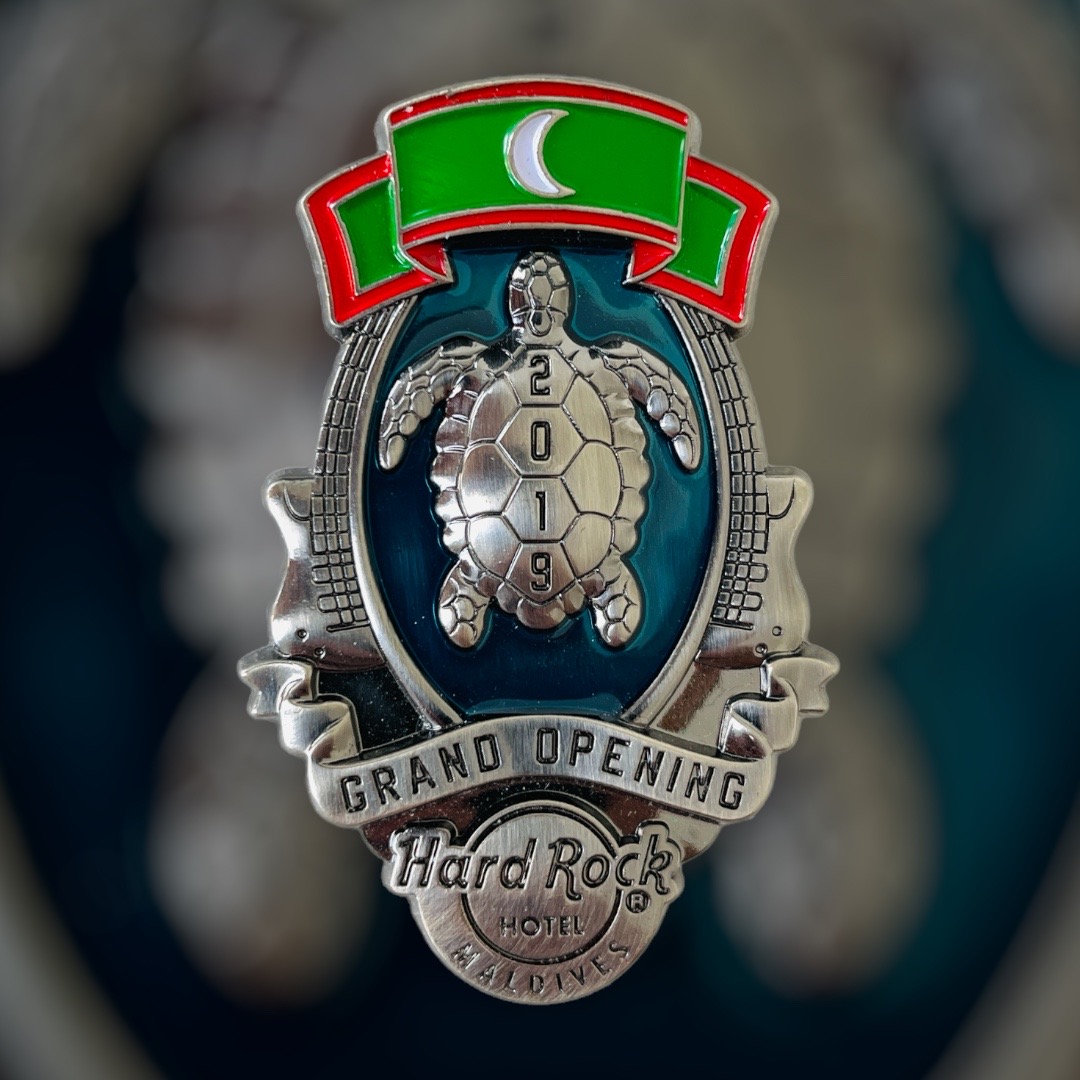 Hard Rock Hotel Maldives Grand Opening Pin from 2019 (LE 300)