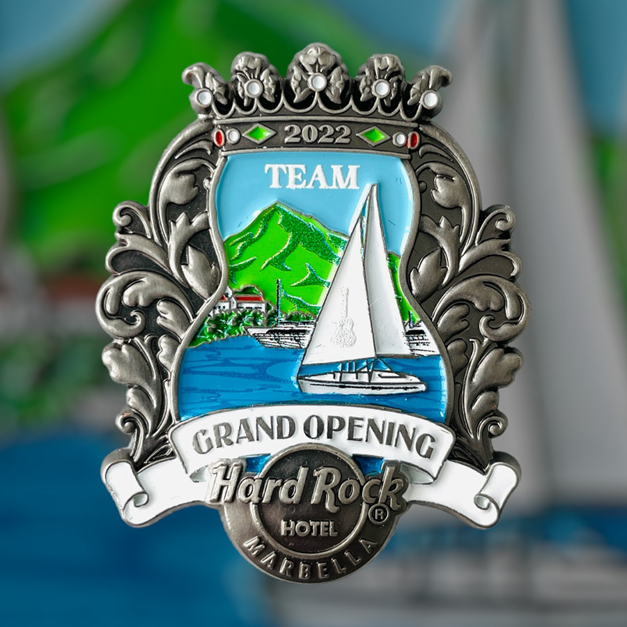 Hard Rock Hotel Marbella Grand Opening TEAM Pin from 2022 (LE 200)