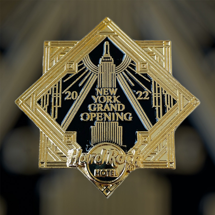 Hard Rock Hotel New York Grand Opening Pin from 2022 (LE 300)