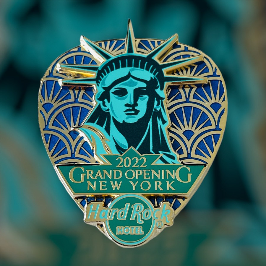 Hard Rock Hotel New York Grand Opening Pin Liberty Pick (LE 600) from 2022