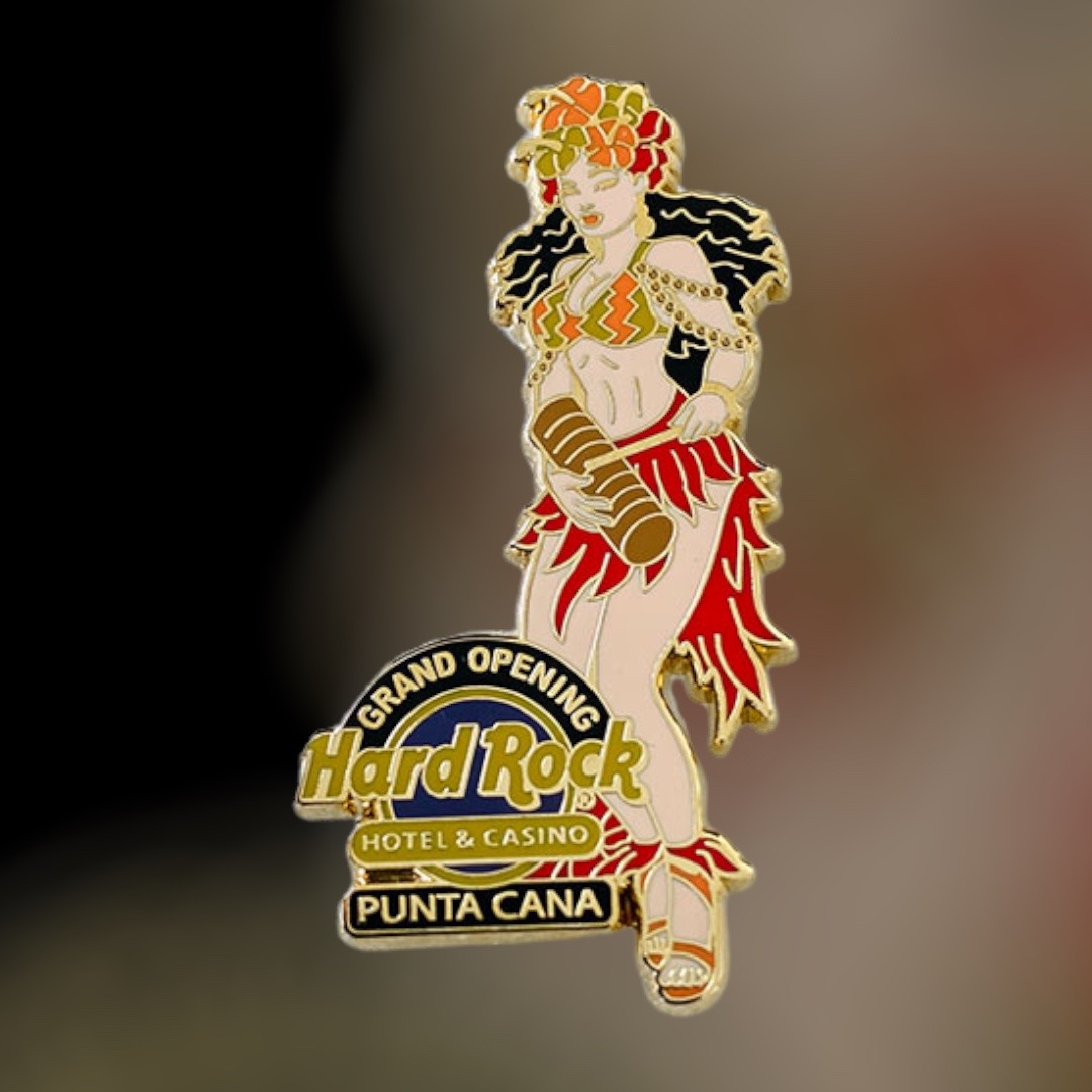 Hard Rock Hotel & Casino Punta Cana Grand Opening Girl 3 of 3 Pin from 2010 (LE 200)