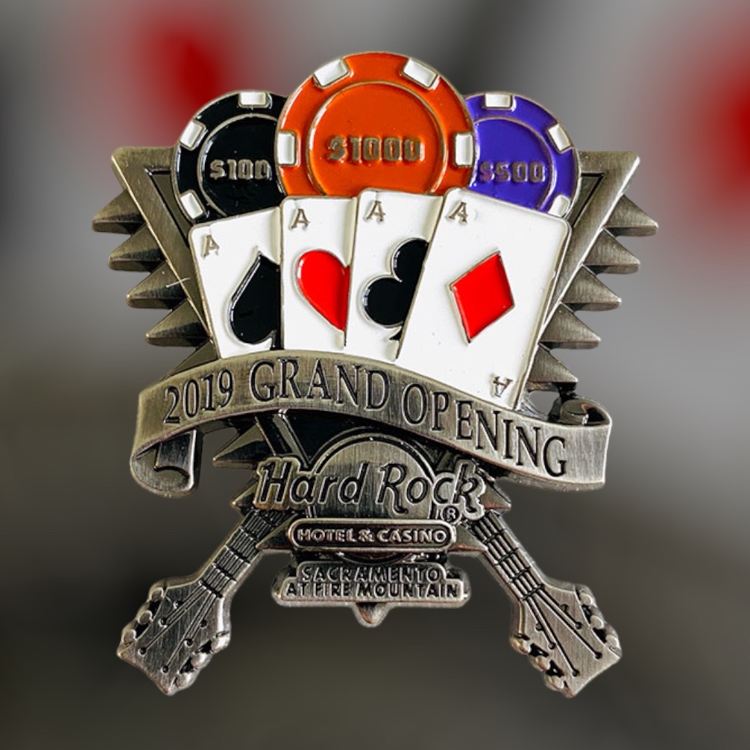 Hard Rock Hotel Sacramento Grand Opening Pin from 2019 (LE 500)