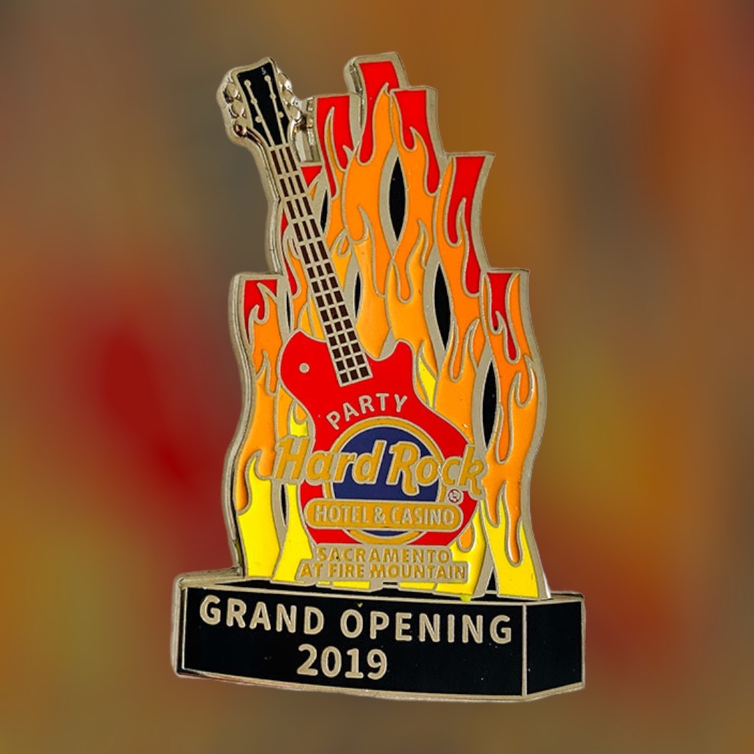 Hard Rock Hotel Sacramento Grand Opening PARTY Pin from 2019 (LE 500)