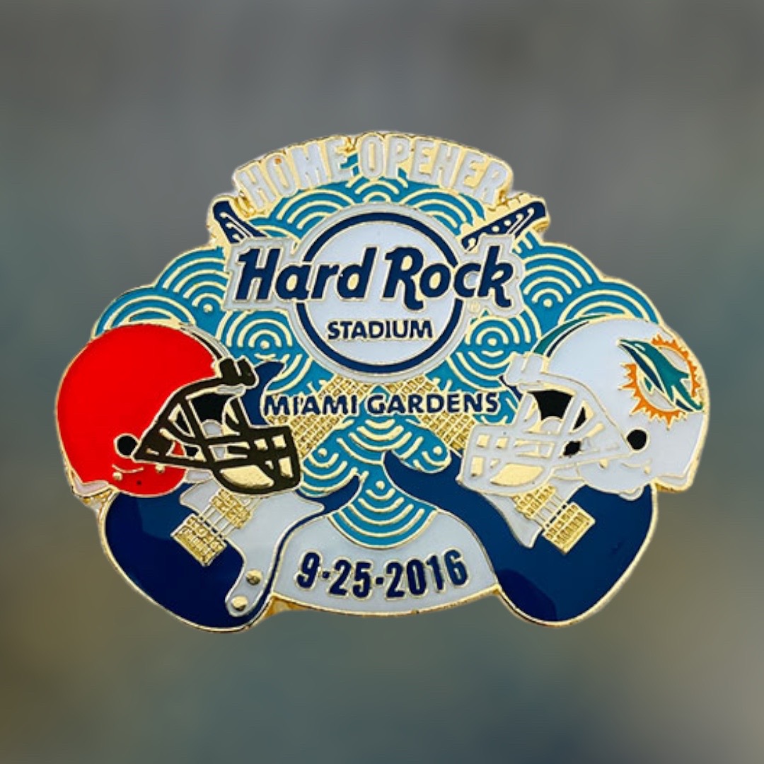 Hard Rock Stadium Miami Garden Home Opener Pin from 2016 (LE 500)