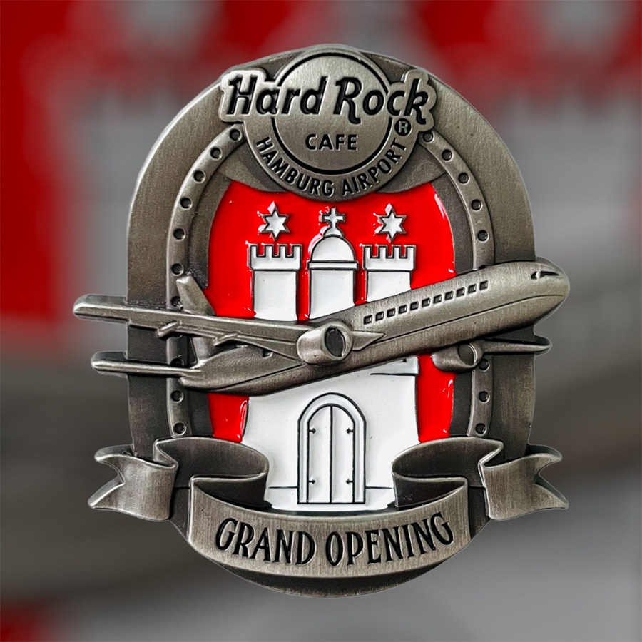Rock Shop Hamburg Airport Grand Opening Pin from 2021 (LE 200)
