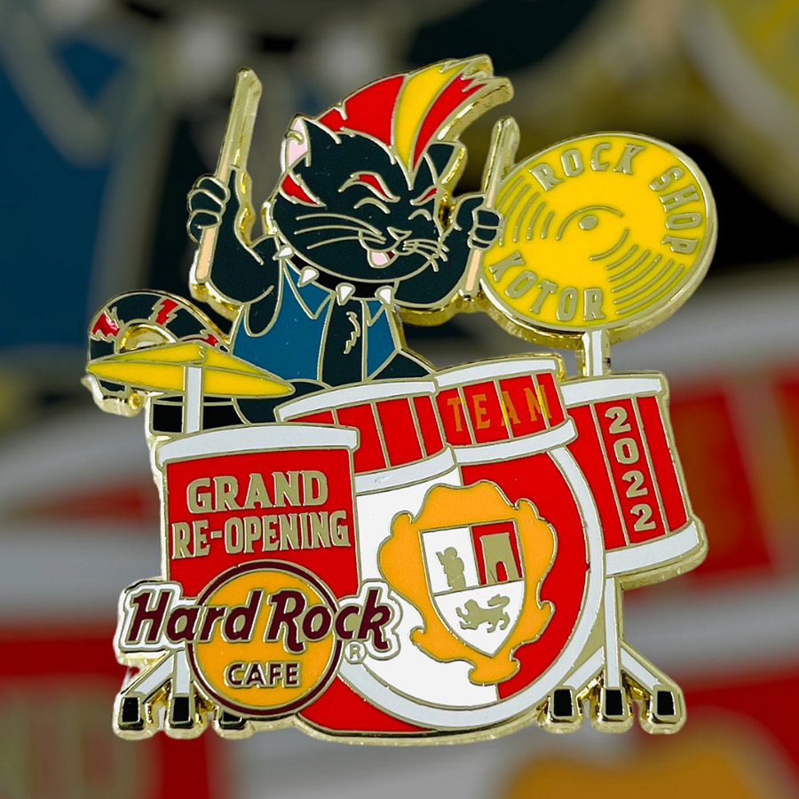 Rock Shop Kotor Grand Opening TEAM Pin from 2022 (LE 100)