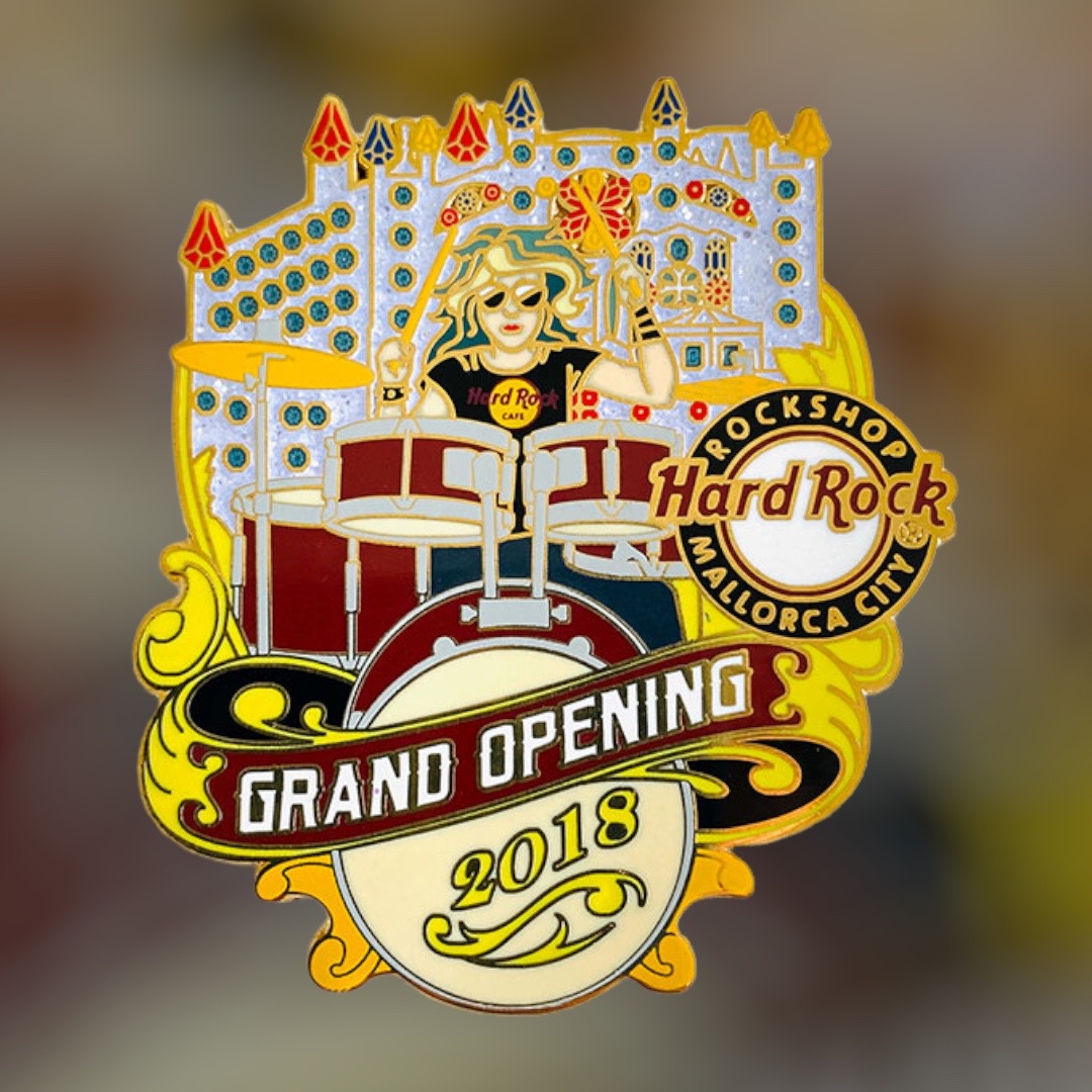 Rock Shop Mallorca City Grand Opening Pin from 2018 (LE 500)