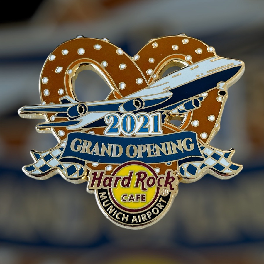 Rock Shop Munich Airport Grand Opening Pin from 2021 (LE 350)