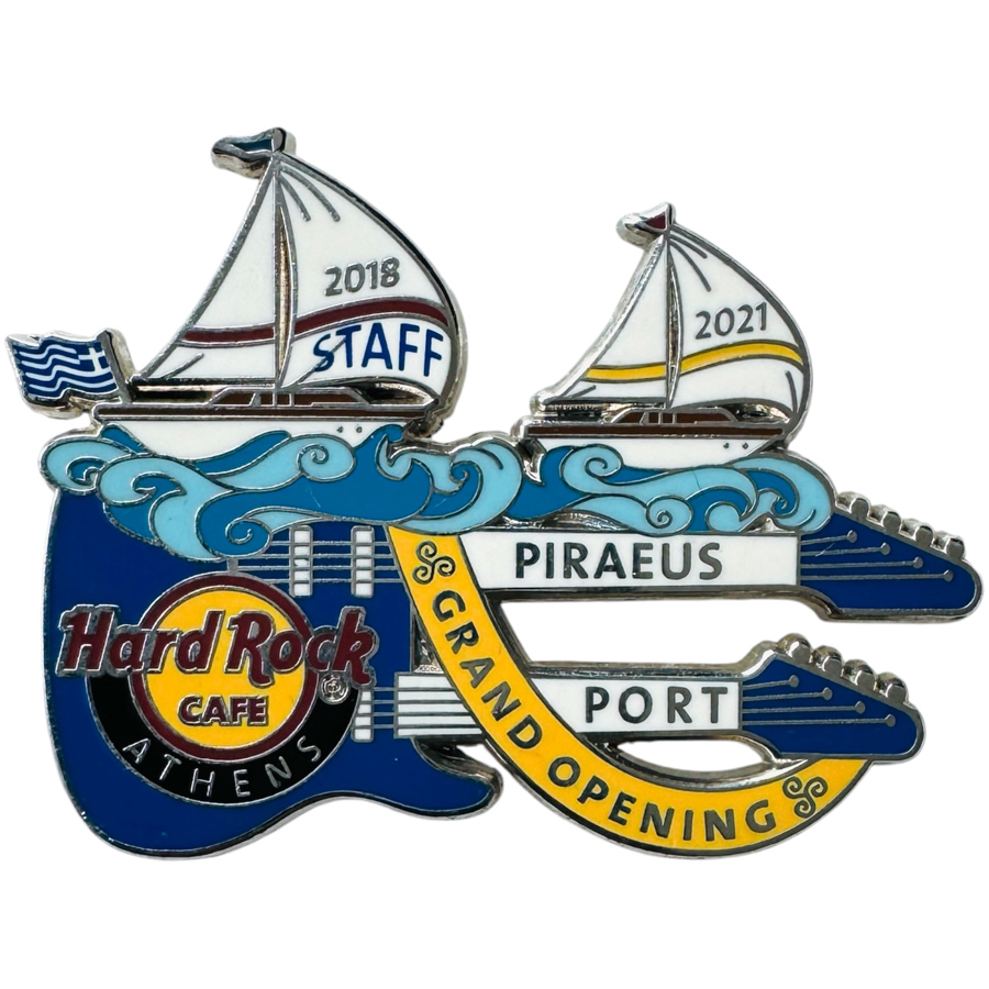 Rock Shop Piraeus Port Grand Opening PROTOTYPE STAFF Pin from 2021 (LE 10)