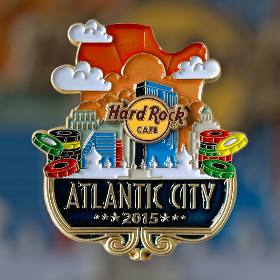 Hard Rock Cafe Atlantic City Icon City Series from 2015 (LE 200)