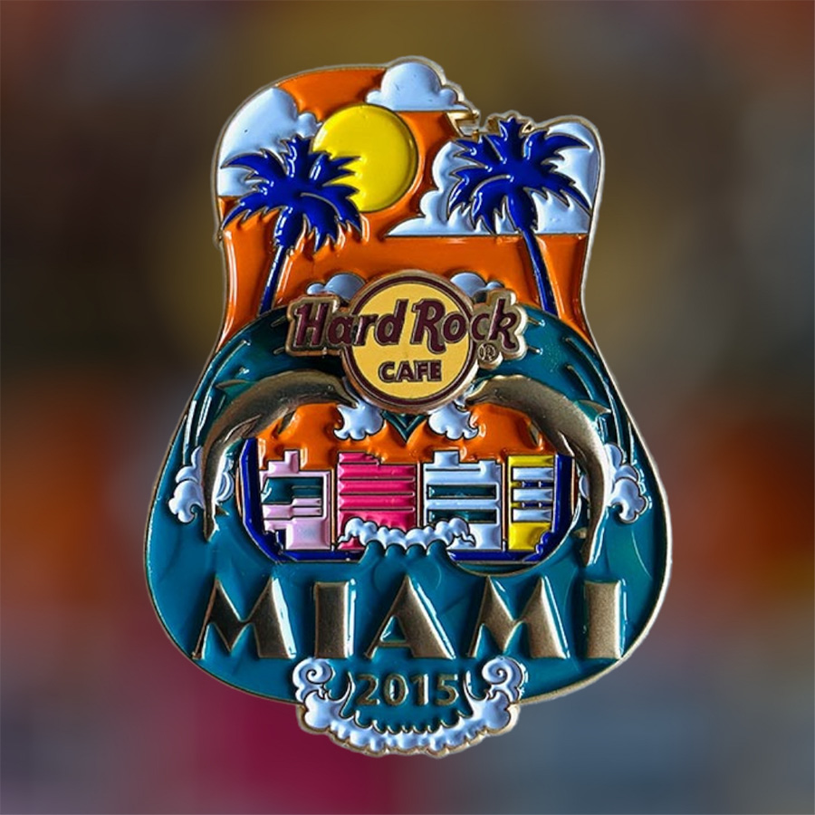 Hard Rock Cafe Miami Icon City Series from 2015 (LE 200)