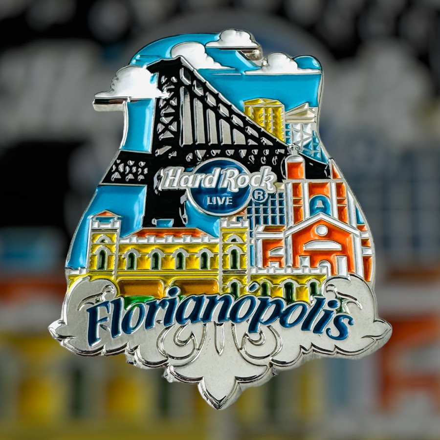 Hard Rock Live Florianópols Core City Icon Pin (Version 1)